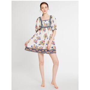 Mille Liesl Midi Dress in Persian Rose Large